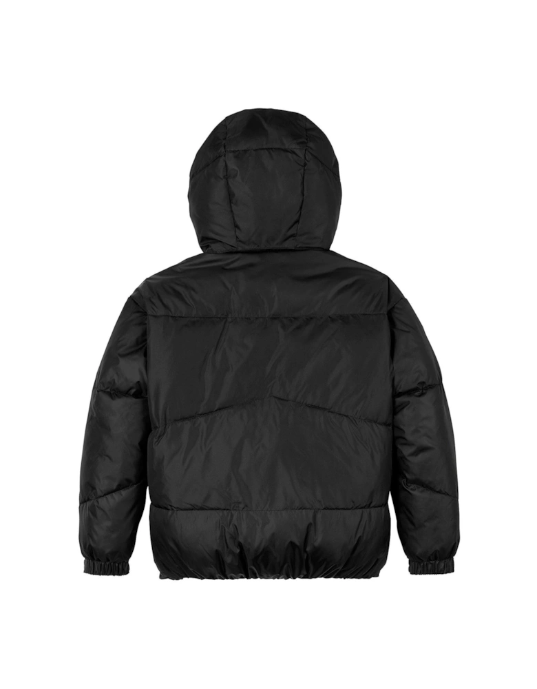 Girls CK Short Padded Jacket - Black