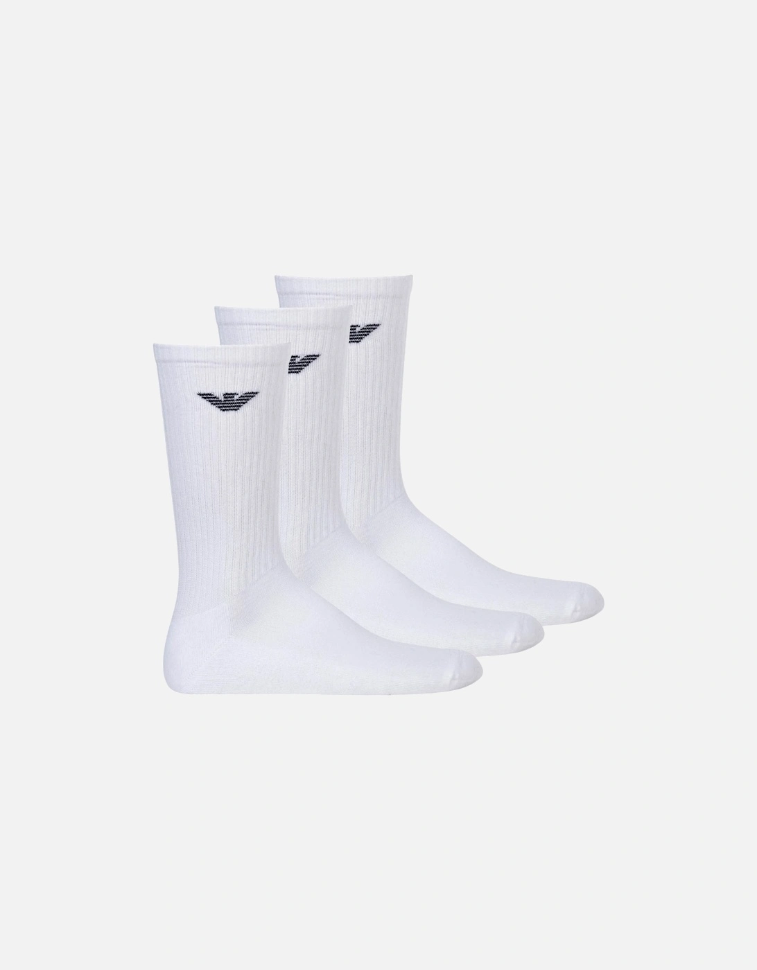 Emporio CC300 Mens Crew Socks Everyday Sports Cotton 3 Pack Trainer Socks