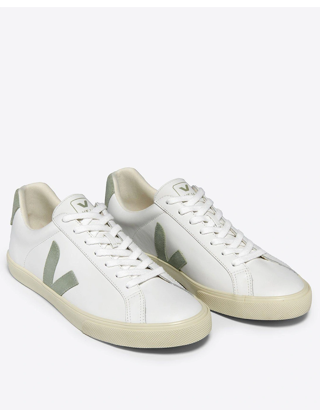 Womens Esplar Logo Trainers - White/Green