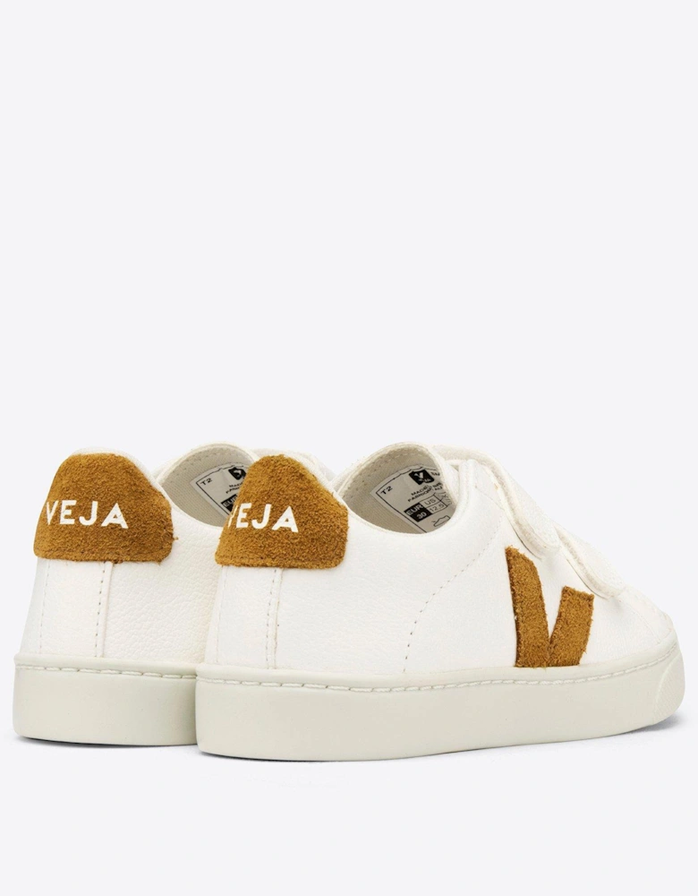 Kid's Esplar Trainers - White/Brown