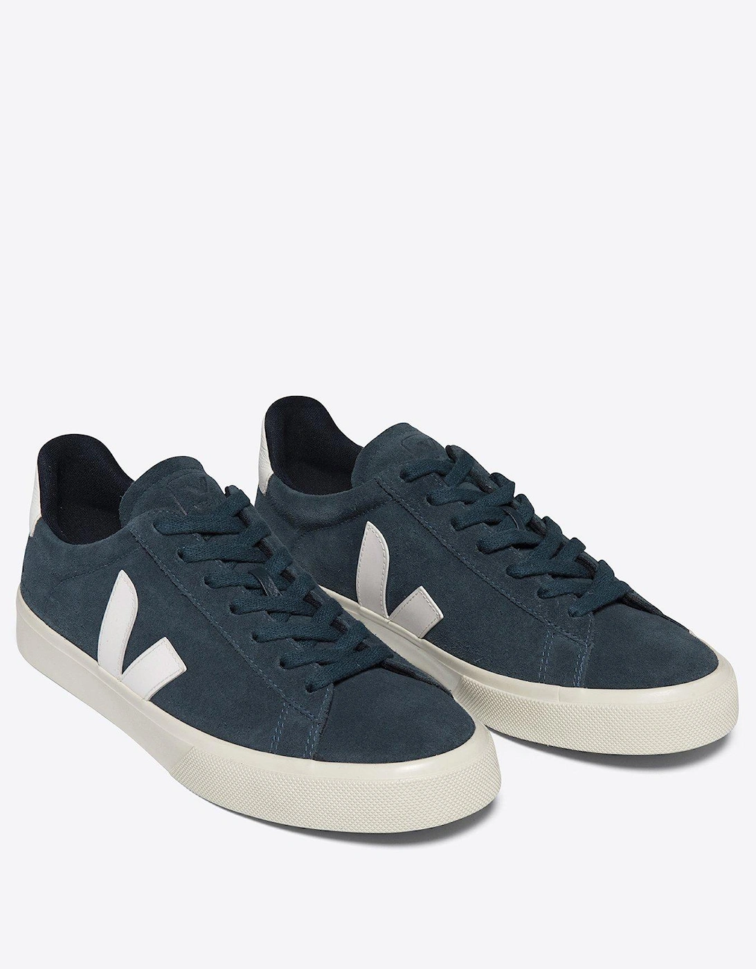 Women's Campo Trainers - Navy/White