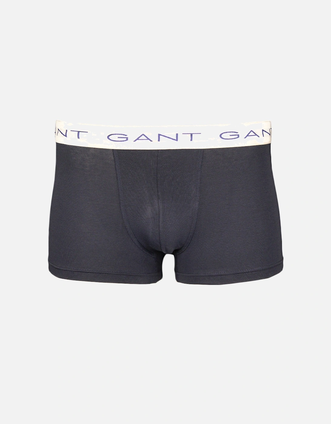 5-Pack Contrast Waistband Boxer Trunks, Navy/Blue/White/Red