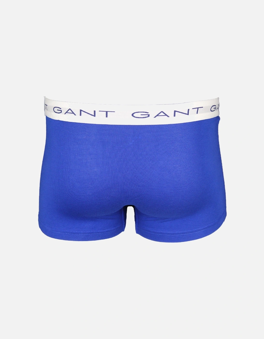5-Pack Contrast Waistband Boxer Trunks, Navy/Blue/White/Red