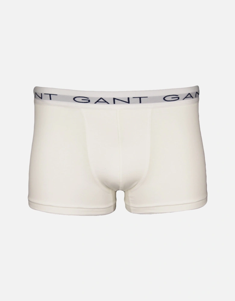 5-Pack Contrast Waistband Boxer Trunks, Navy/Blue/White/Red