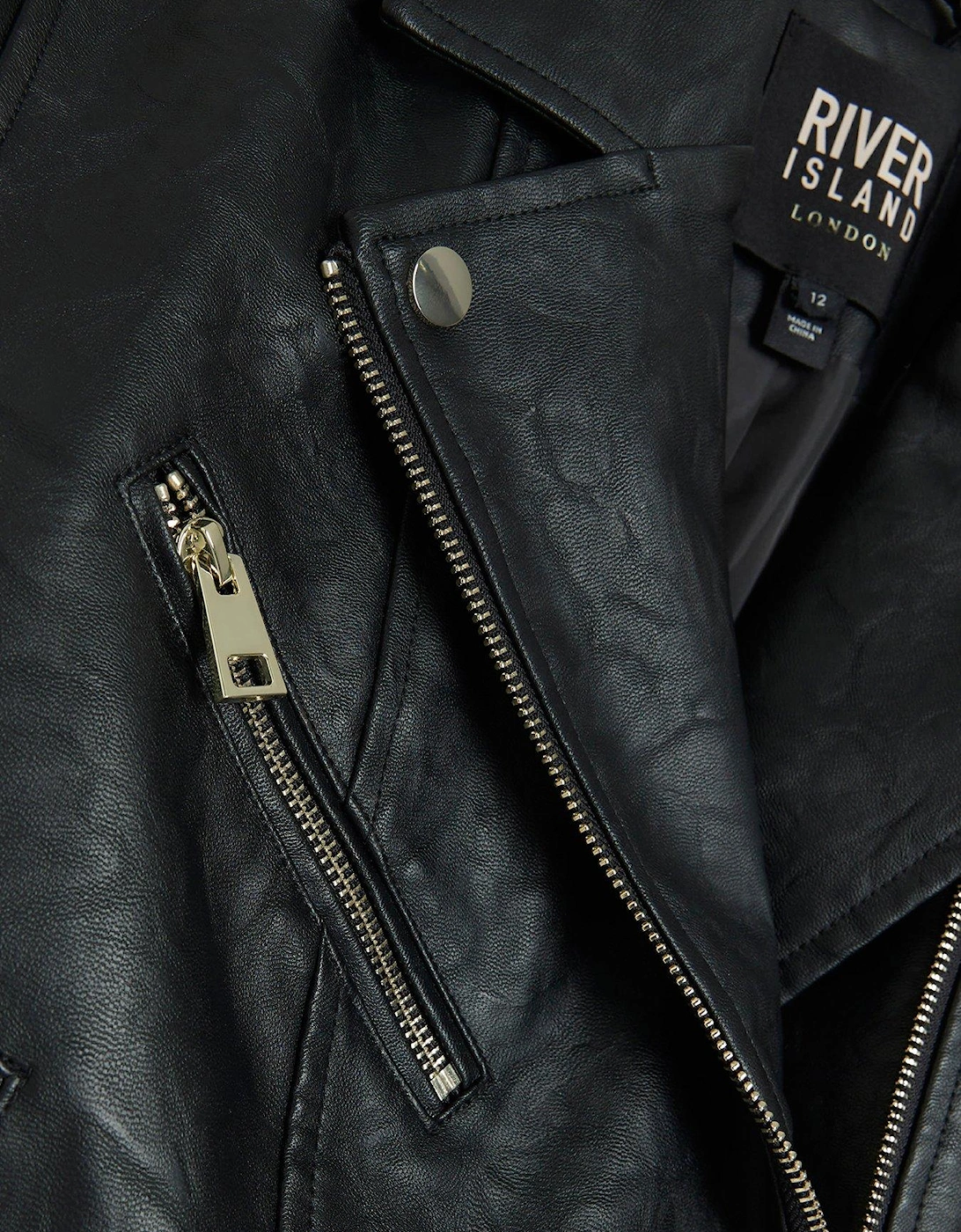 Pu Biker Jacket - Black