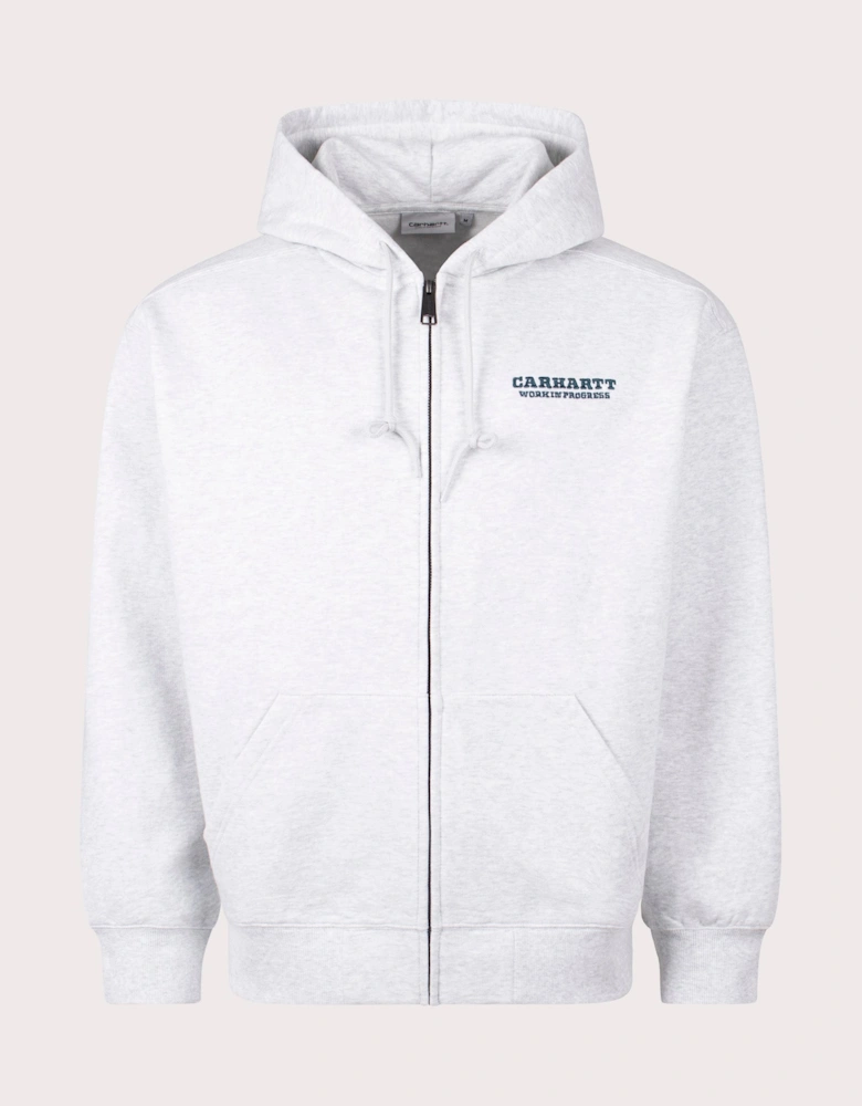 Oversized Zip Through Runaway Hoodie