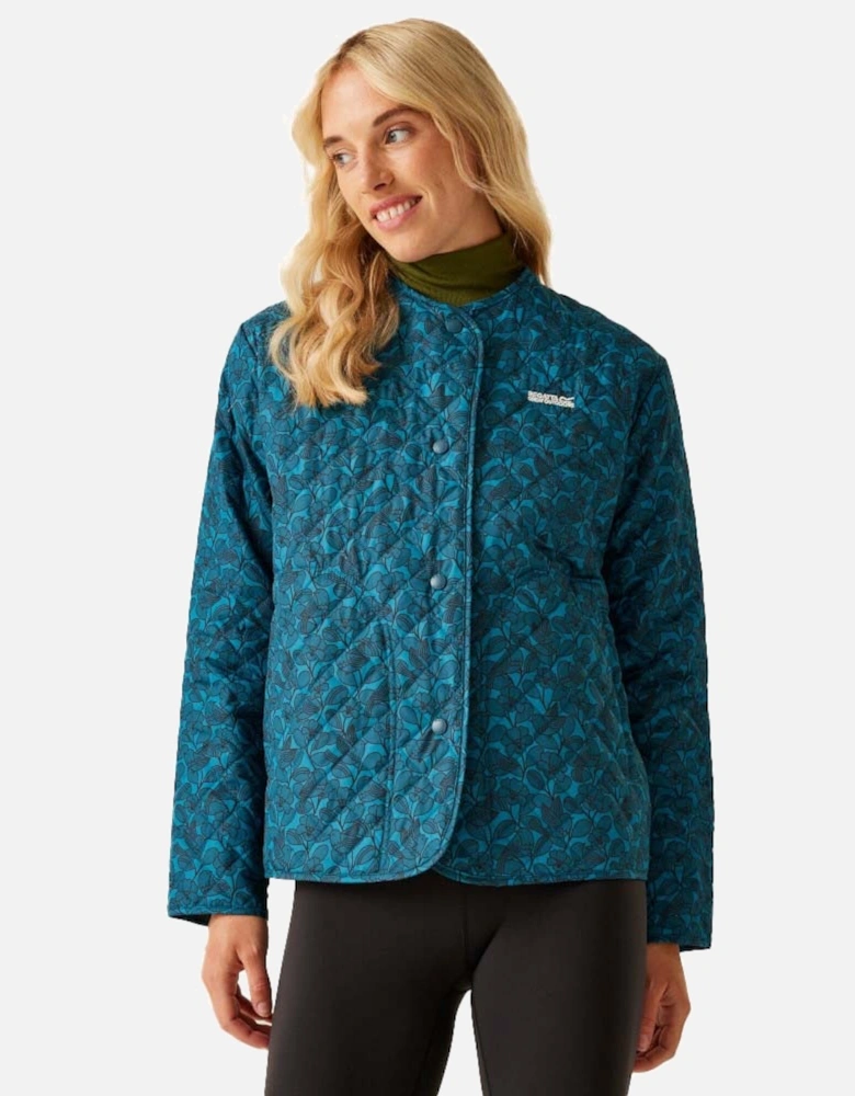 Womens Orla Kiely Full Zip Quilted Jacket