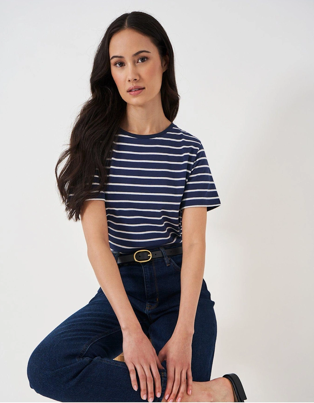 Breton Stripe T-shirt - Navy