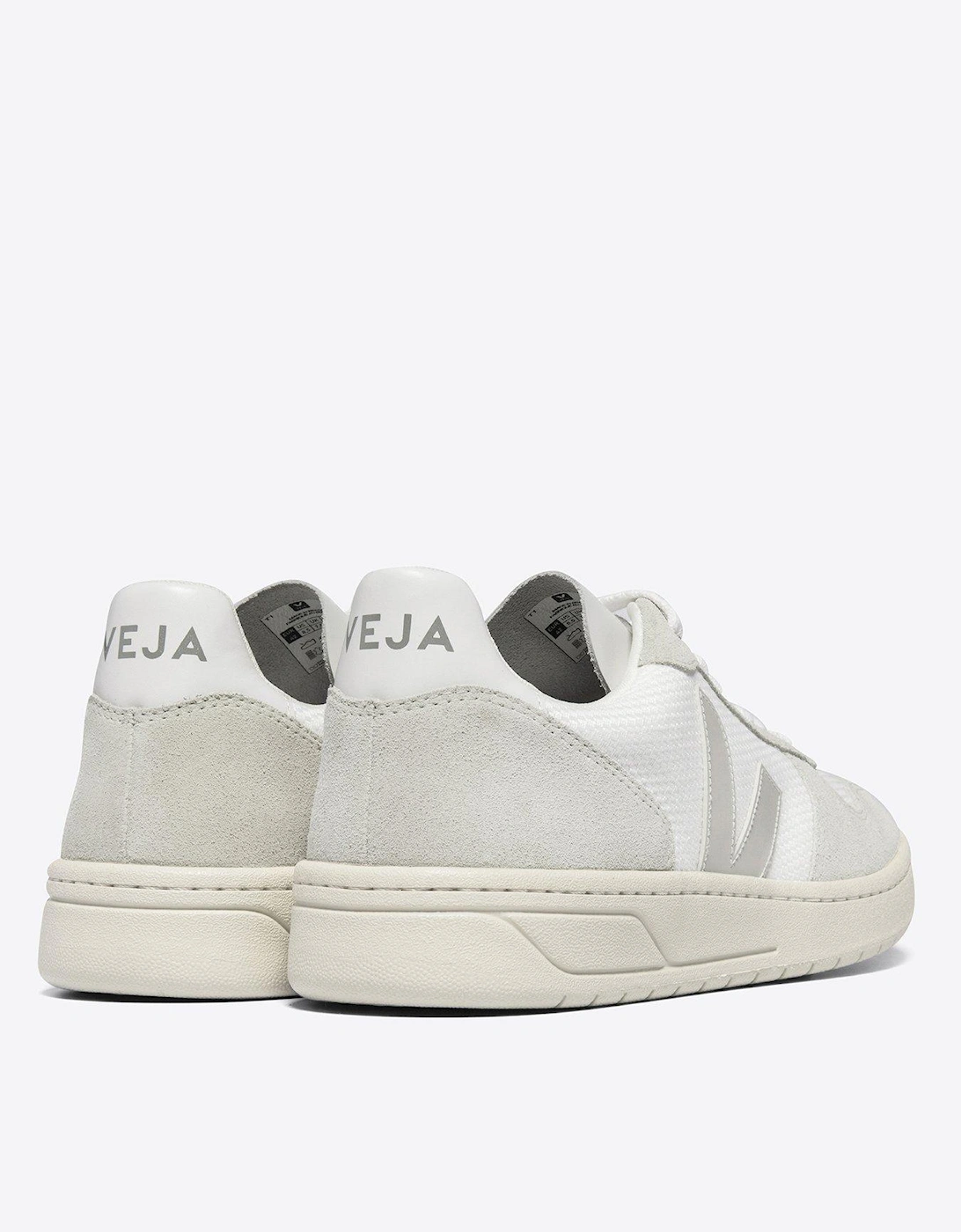 Womens V-10 Trainers - White/Grey