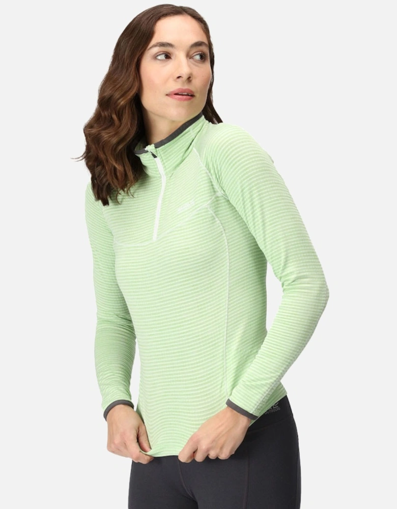 Womens Ladies Yonder Half Zip Long Sleeve Moisture Wicking Top