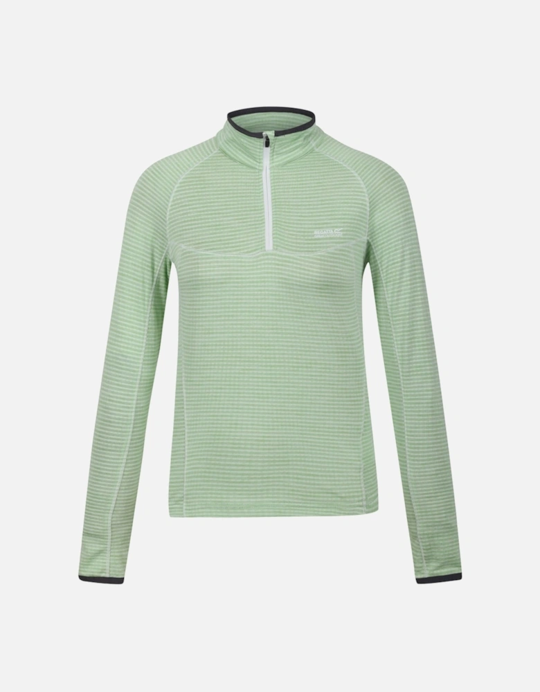 Womens Ladies Yonder Half Zip Long Sleeve Moisture Wicking Top