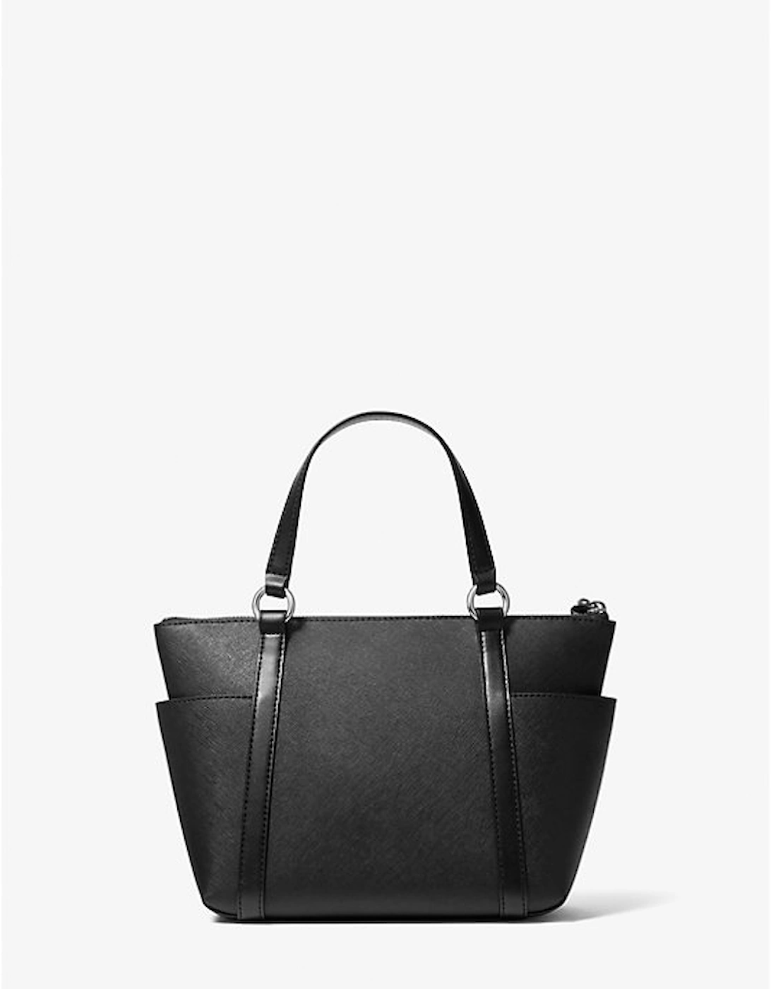 Sullivan Small Saffiano Leather Top-Zip Tote Bag