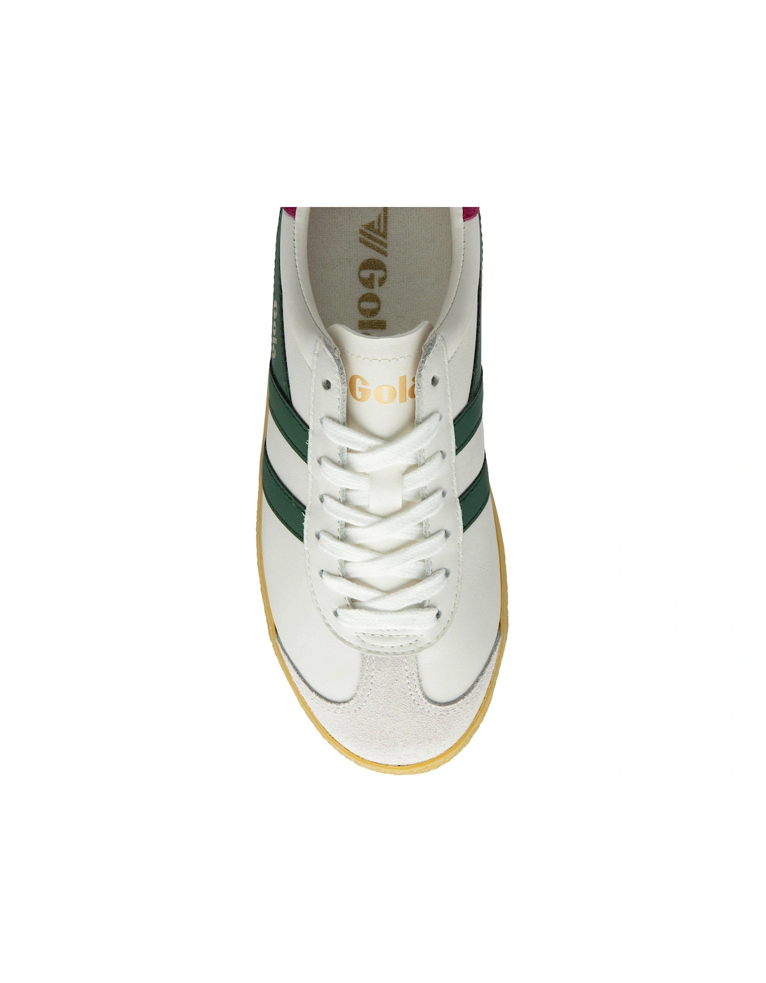 Women's Medallist Leather Trainers - White Multi