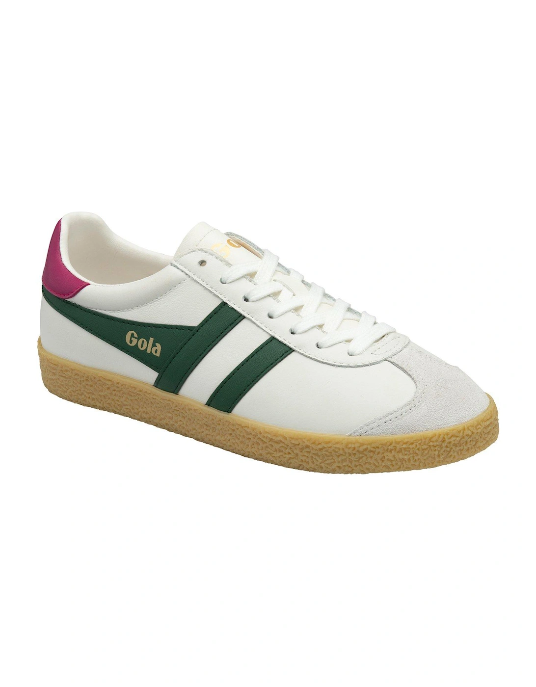 Women's Medallist Leather Trainers - White Multi