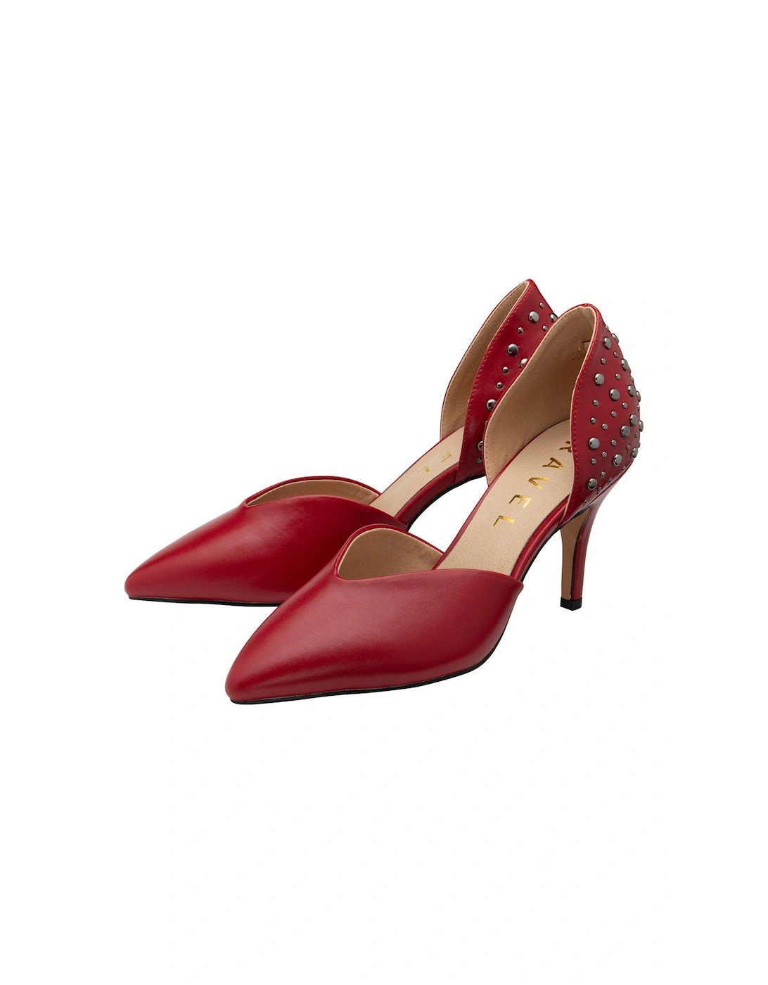 Mulben Two Part Heels - Red