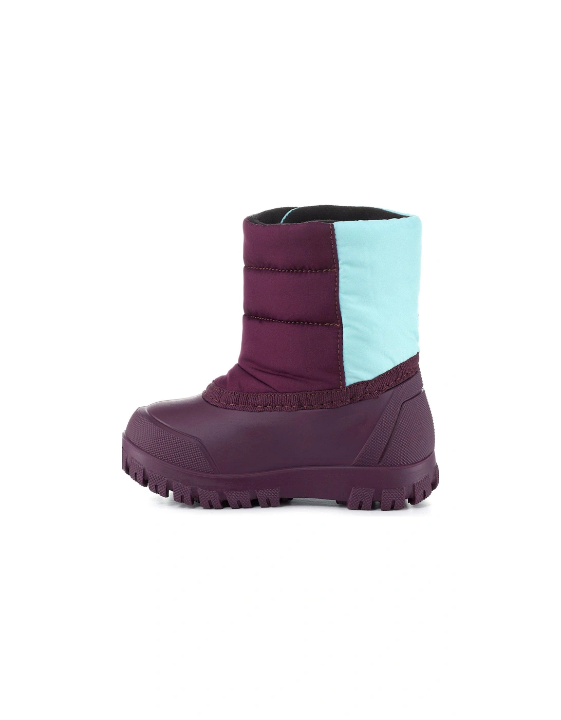 Kids' Warm Baby Apres-Ski Snow Boots - Purple/Turquoise