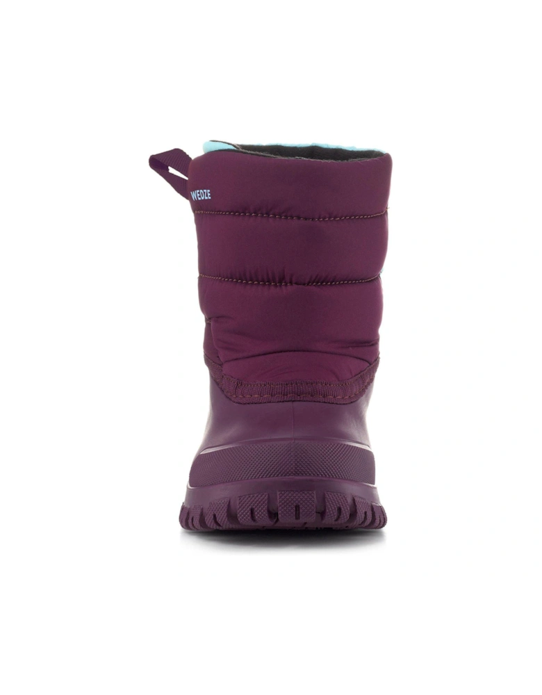 Kids' Warm Baby Apres-Ski Snow Boots - Purple/Turquoise