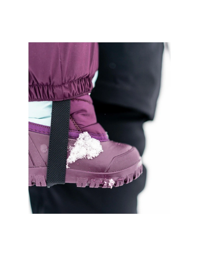 Kids' Warm Baby Apres-Ski Snow Boots - Purple/Turquoise