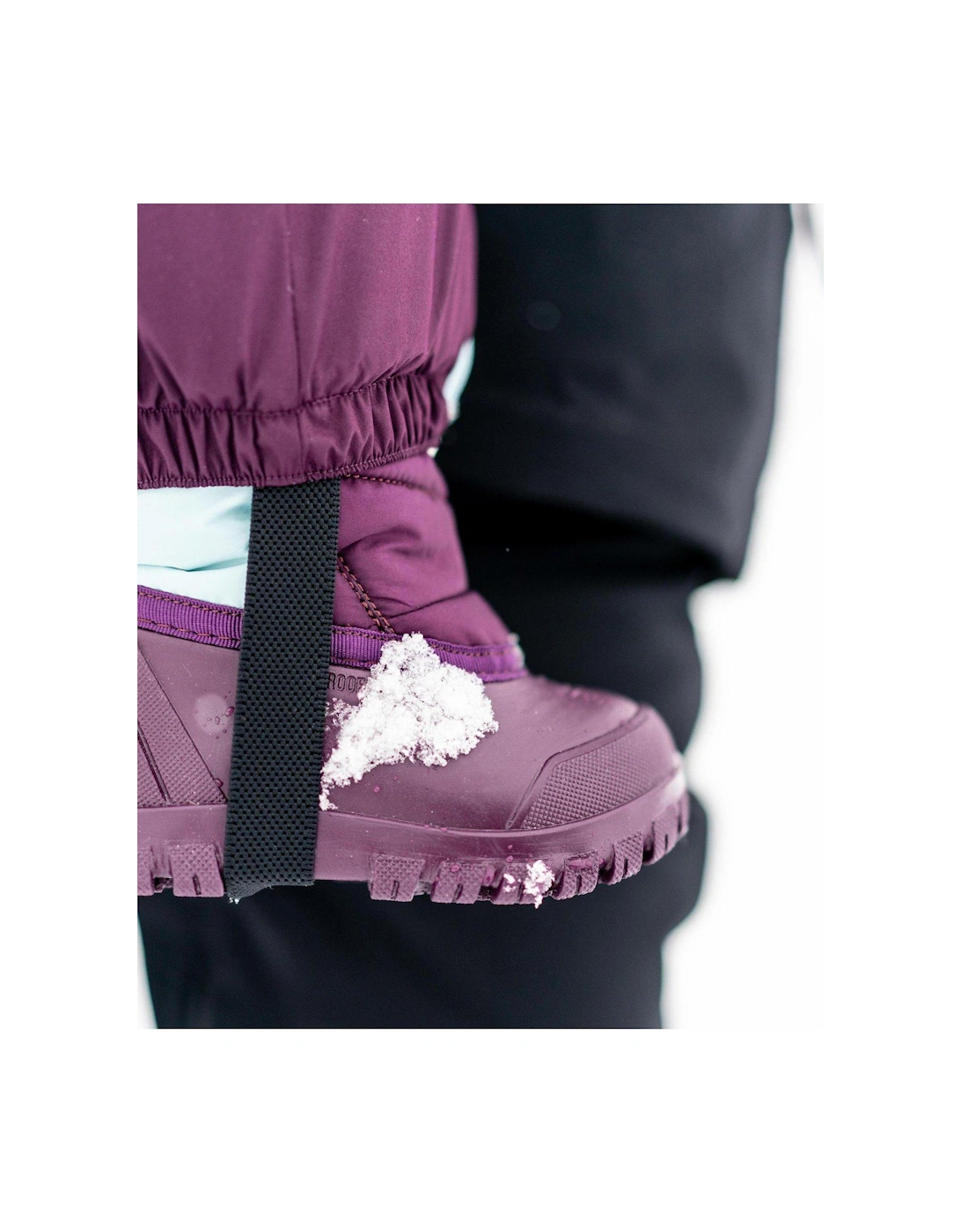 Kids' Warm Baby Apres-Ski Snow Boots - Purple/Turquoise