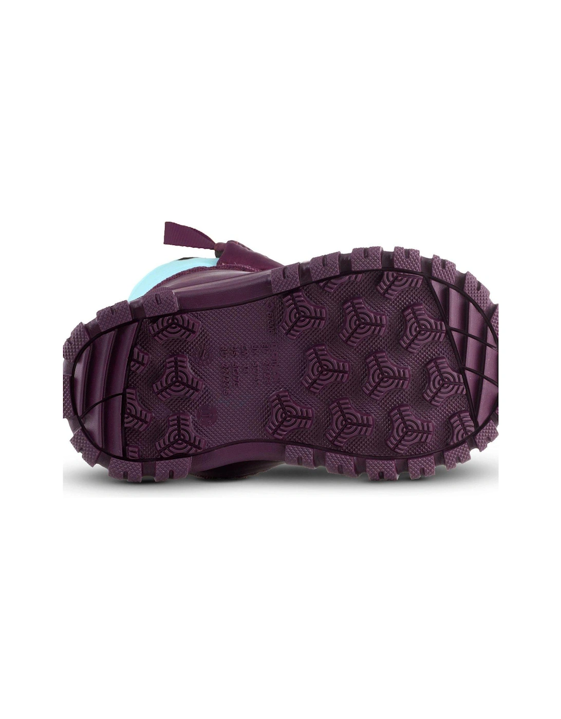 Kids' Warm Baby Apres-Ski Snow Boots - Purple/Turquoise