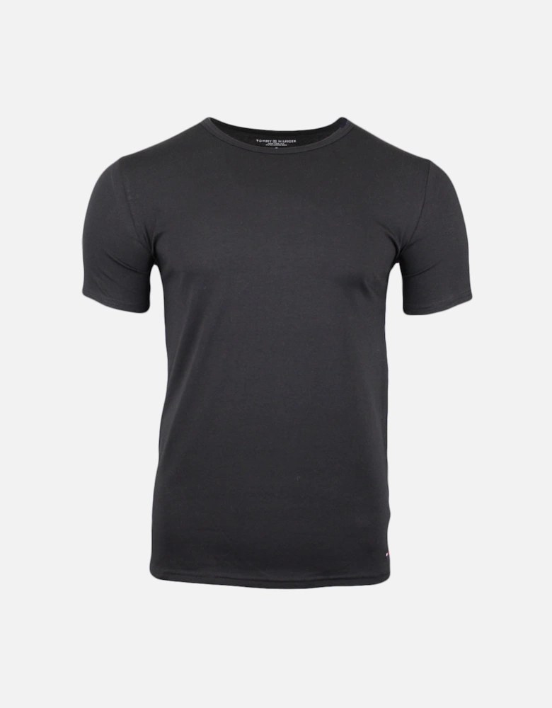 3-Pack Premium Essentials Stretch T-Shirts, Black/White/Grey Heather