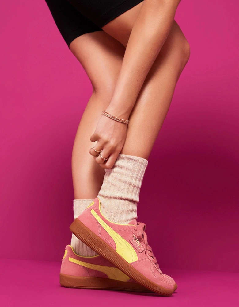 Women's Palermo Trainers - Pink