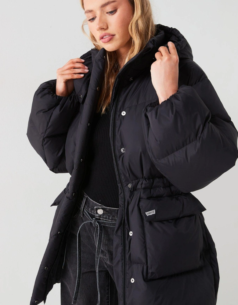 Western Padded Jacket - Caviar - Black