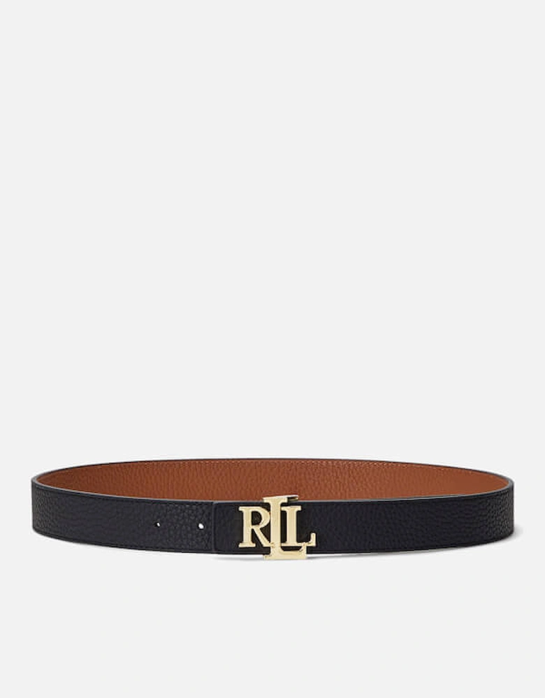 Women's Reversible 30 Medium Belt - Black/Lauren Tan