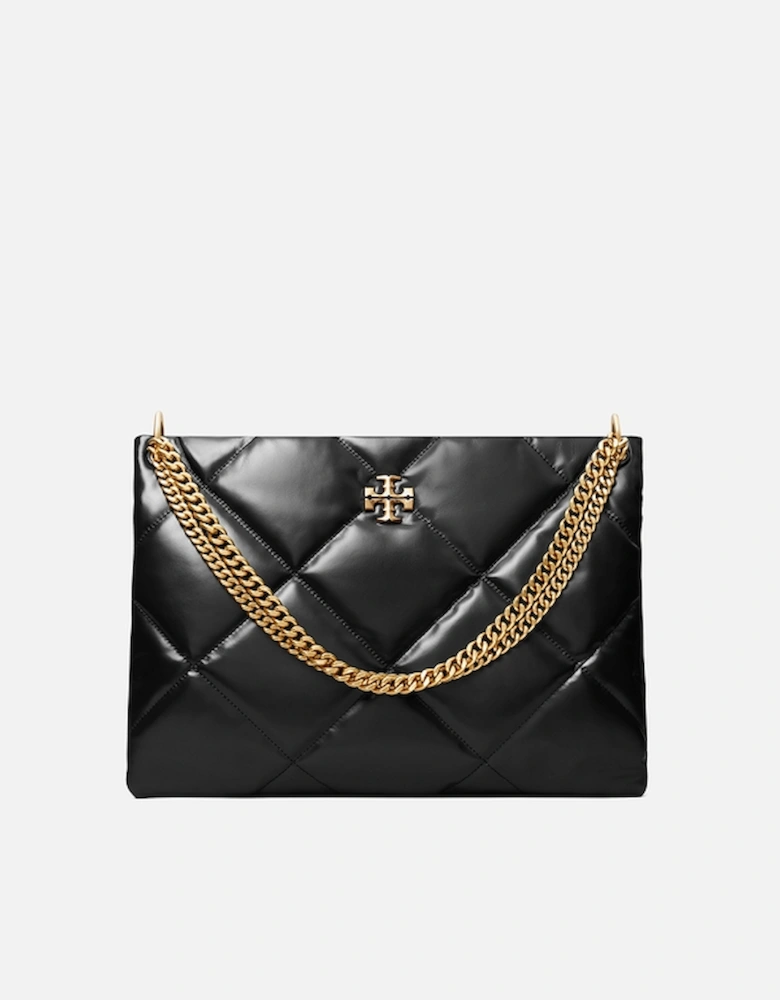 Kira Harlequin-Quilted Leather Hobo Bag