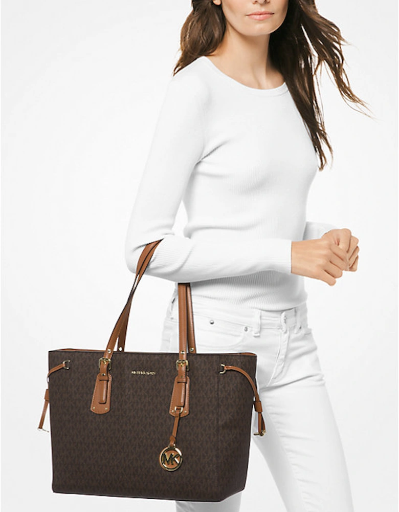 Voyager Medium Logo Tote Bag