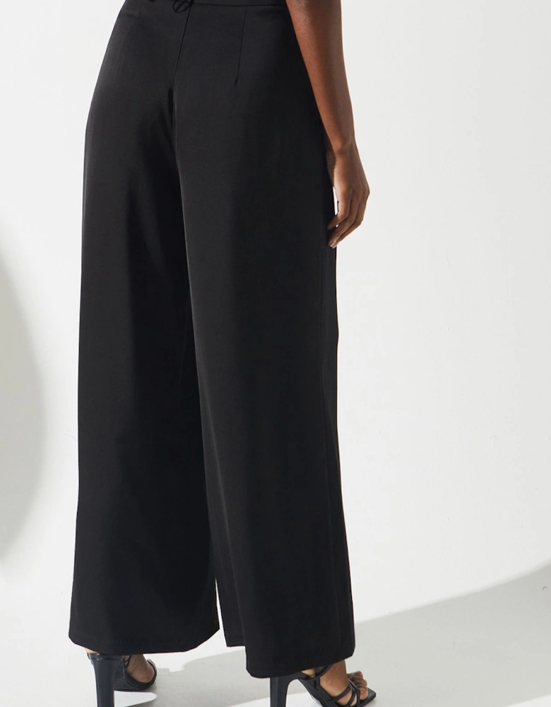 Satin Wide Leg Trouser