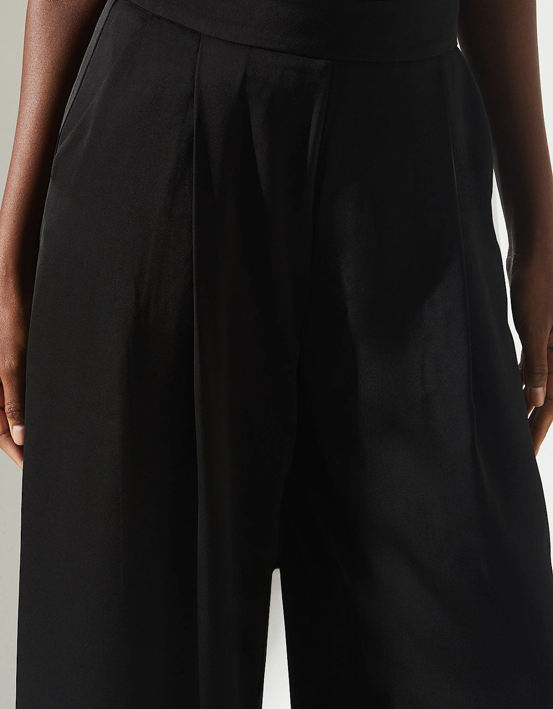 Satin Wide Leg Trouser