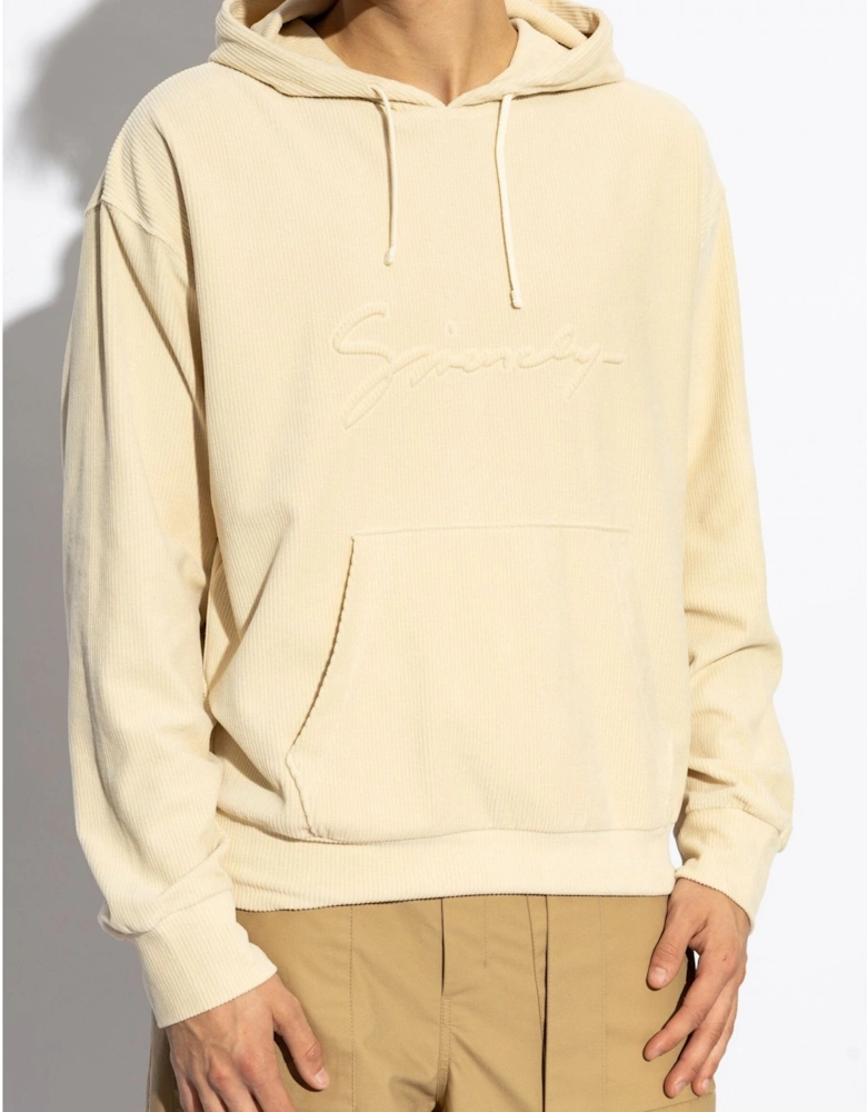 Boxy Fit Hoodie Beige