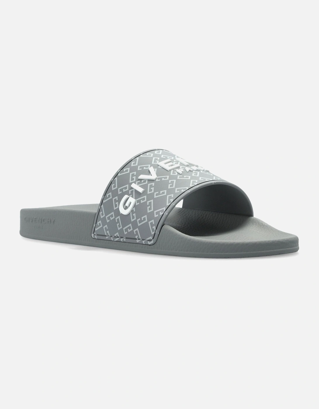 All Over Print Pool Sliders Grey