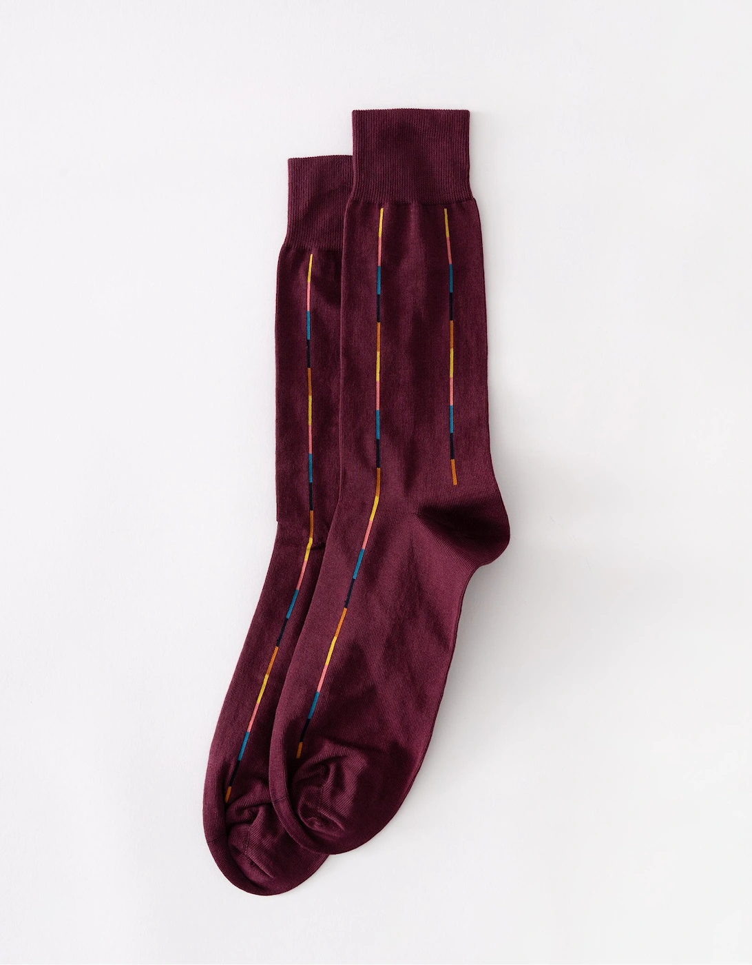 Mens Thin Artist Stripe Socks, 4 of 3