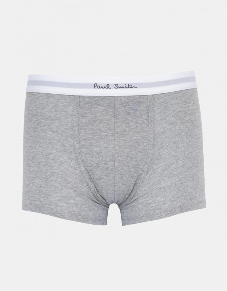 3 Pack Mens Plain Trunks with Script Logo Waistband