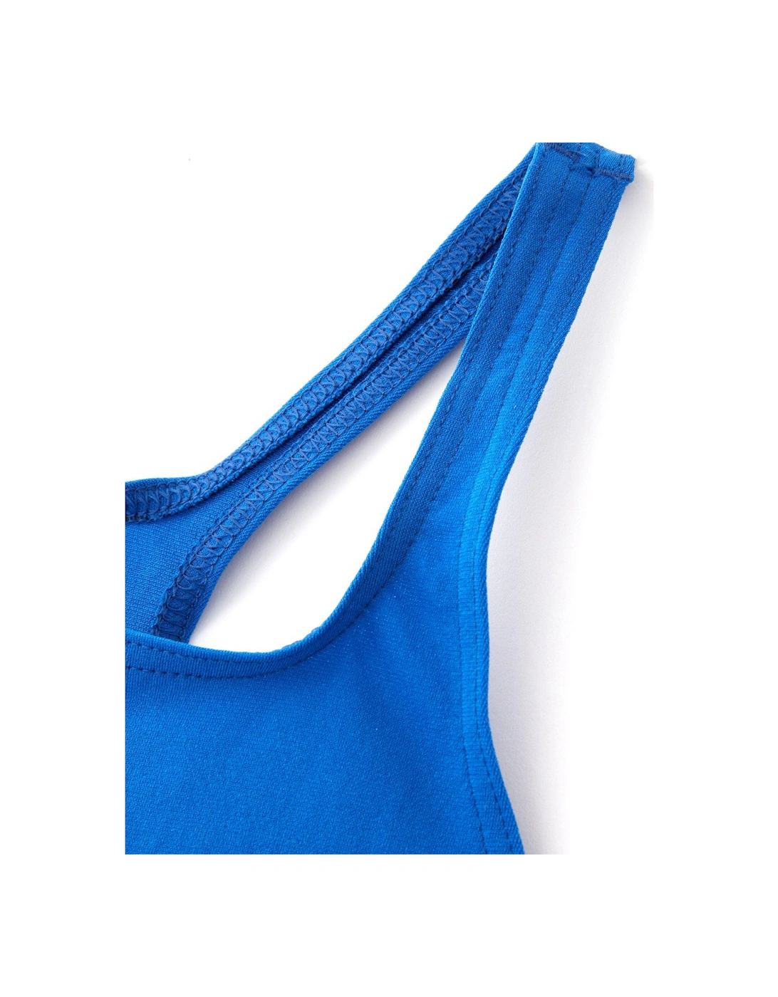 Girls Team Pro Solid Swimsuit - Blue