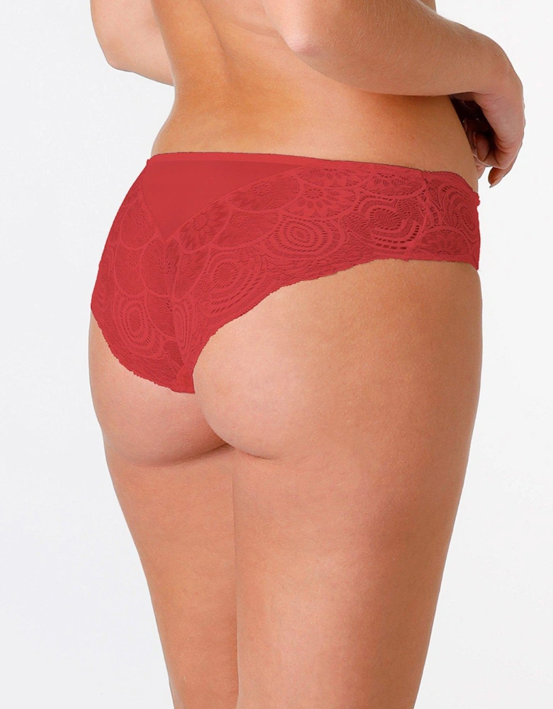 Refined Glamour Shorty - Brick Red