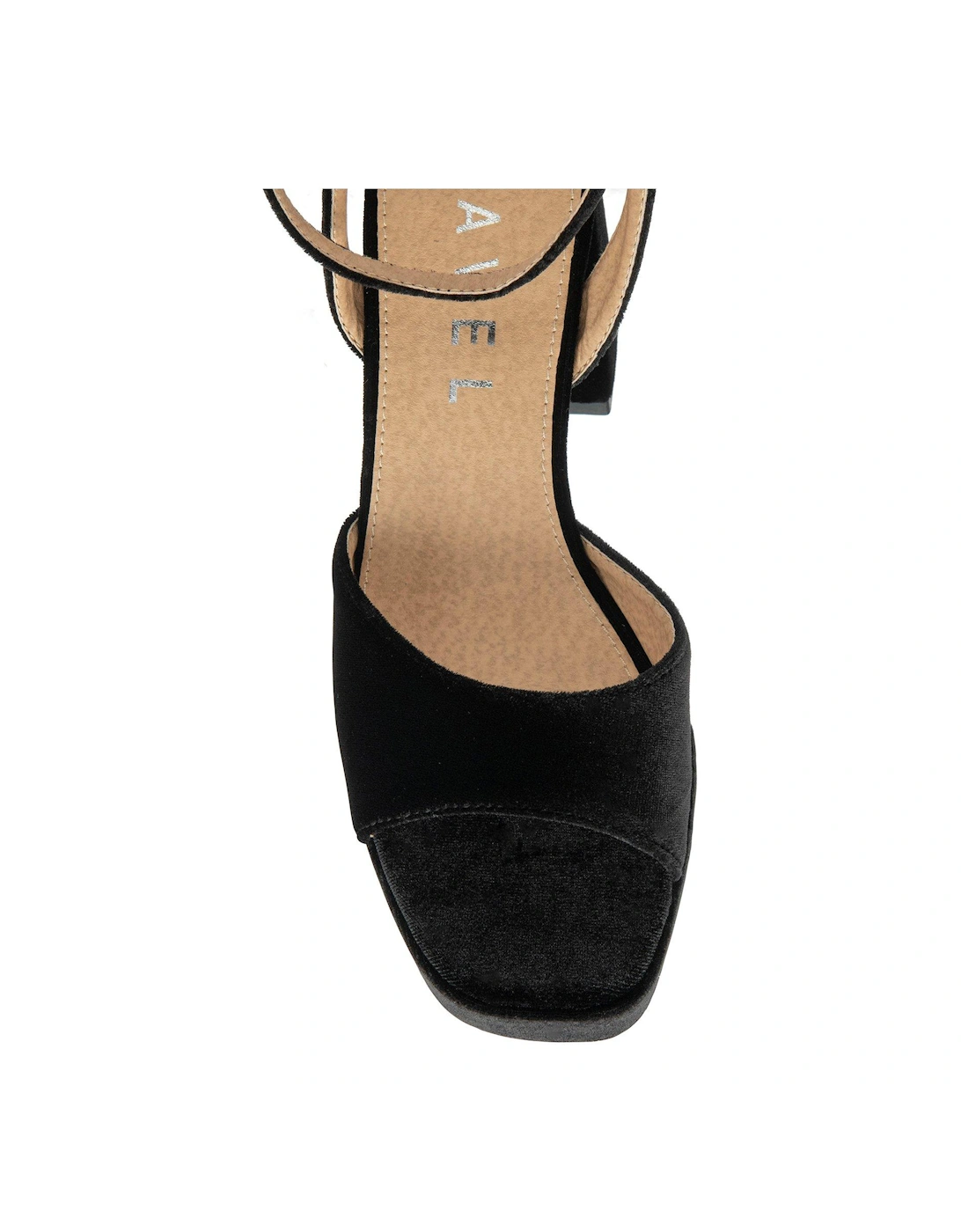 Surina Velvet Platform Heels - Black