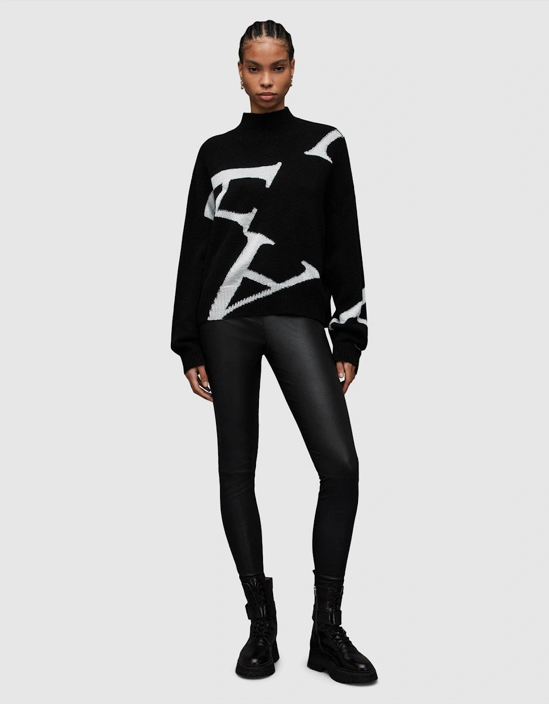 A Star Jumper - Black/Silver