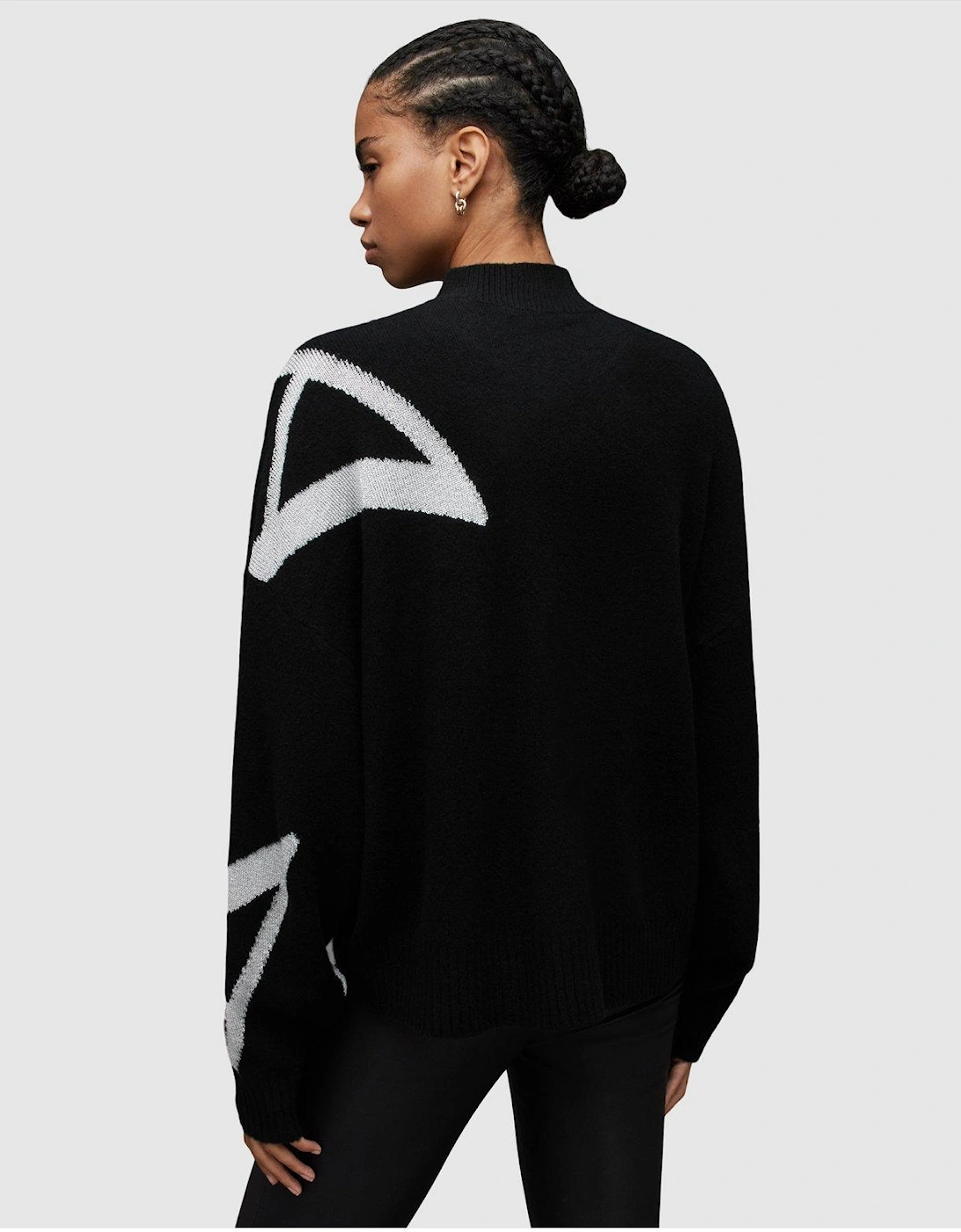 A Star Jumper - Black/Silver