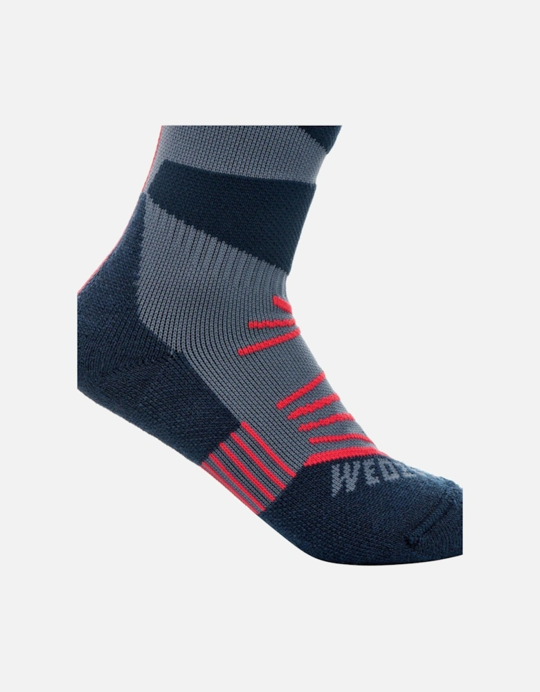 Kids' 500 Ski Socks - Navy Blue