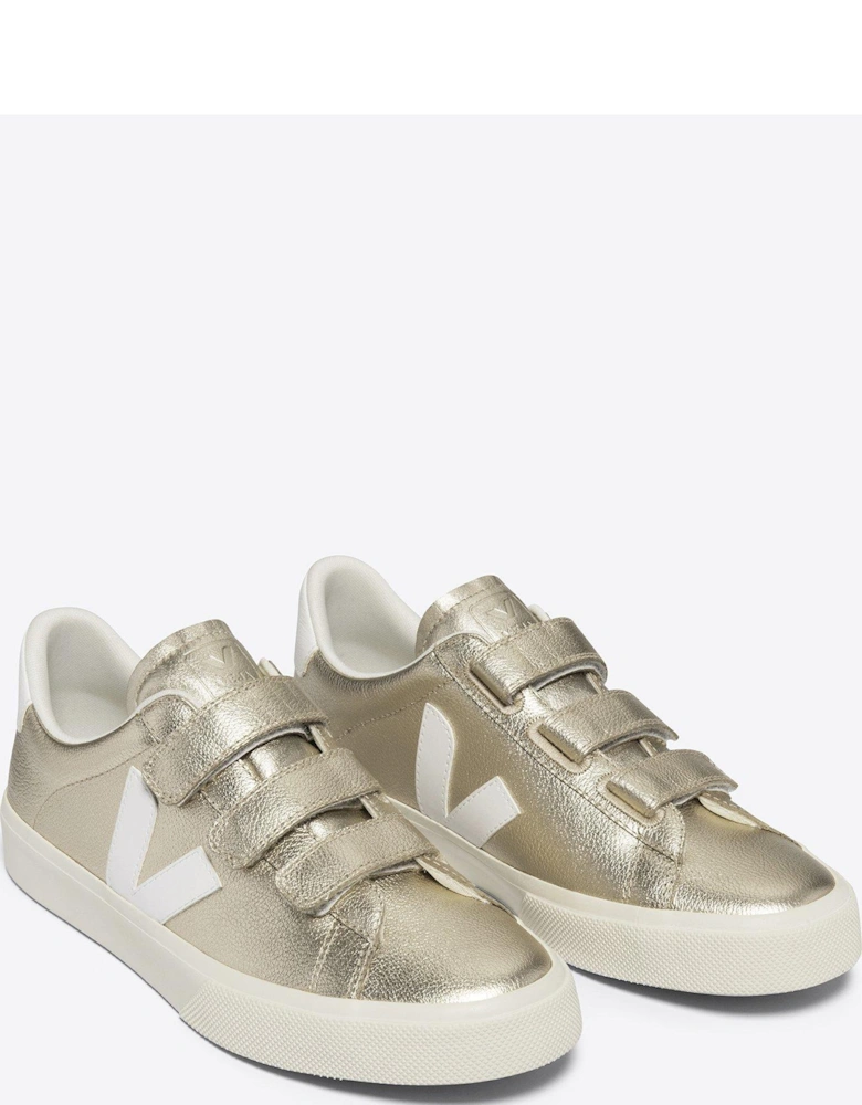 Women's Recife Logo Trainers - Metallic - Gold