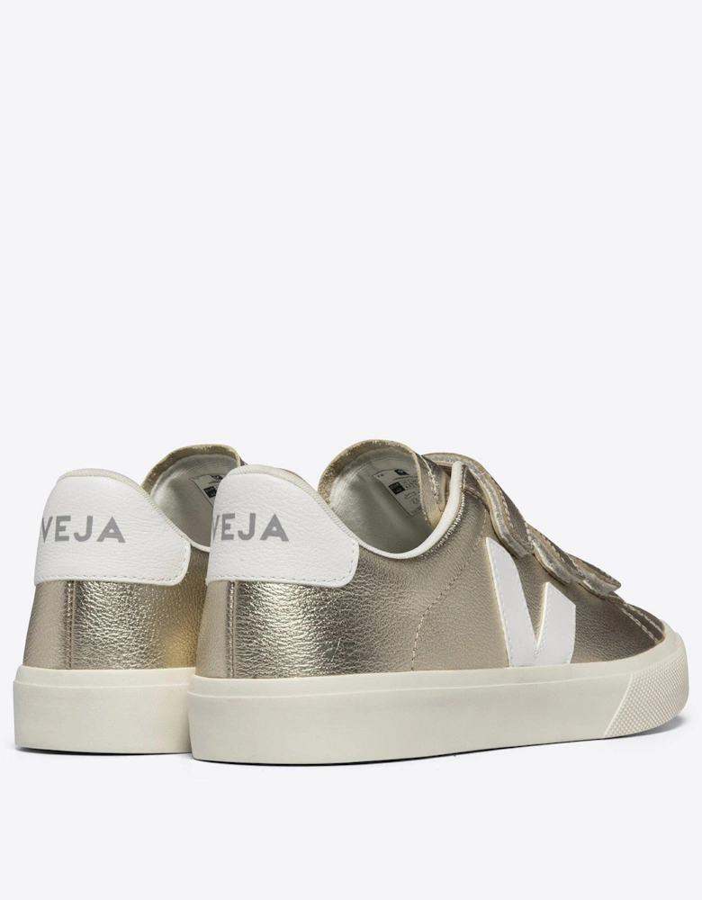 Women's Recife Logo Trainers - Metallic - Gold