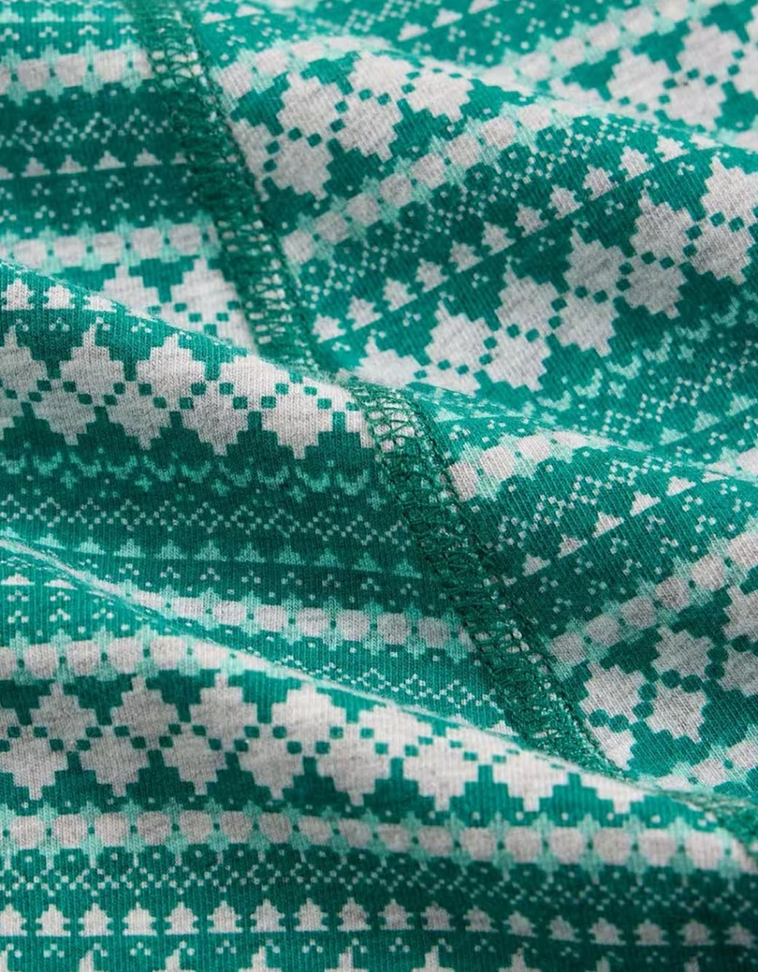 Men's Boxers In A Crackers Teal Print