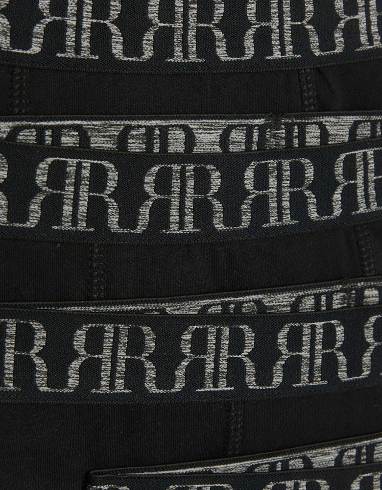 Boys 5 Pack Boxer - Black