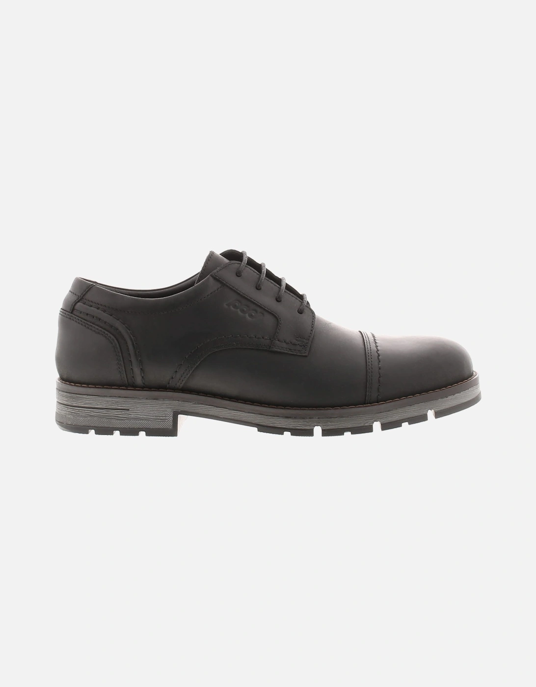 Mens Smart Shoes Jet Leather black UK Size