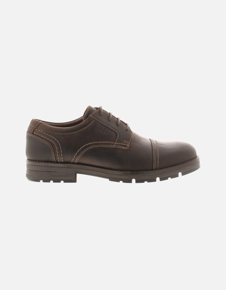 Mens Smart Shoes Jet Leather brown UK Size