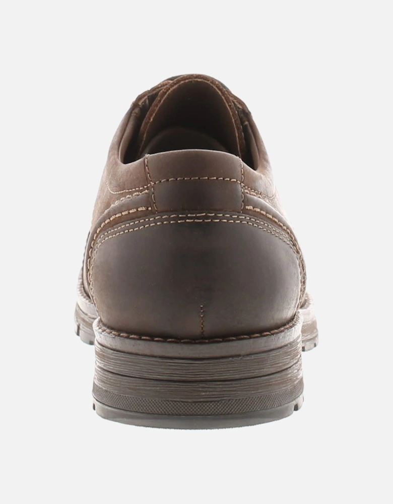 Mens Smart Shoes Jet Leather brown UK Size