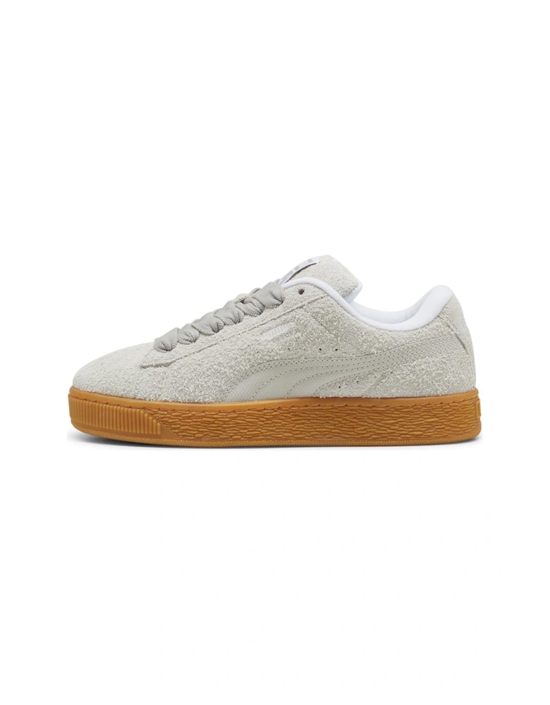 Women's Suede Xl Hairy Trainers - Grey